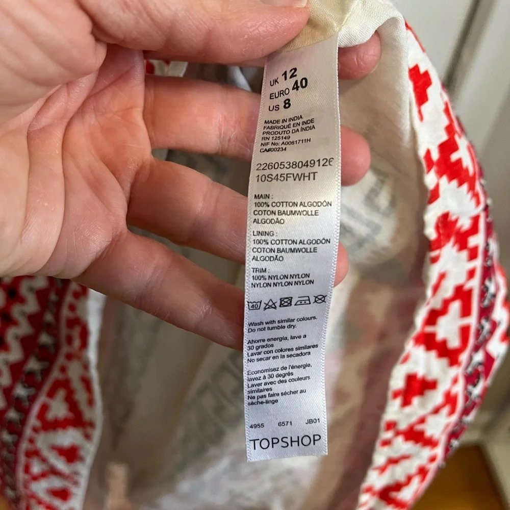 Aztec pattern TOPSHOP Mini Dress - Picture 7 of 14